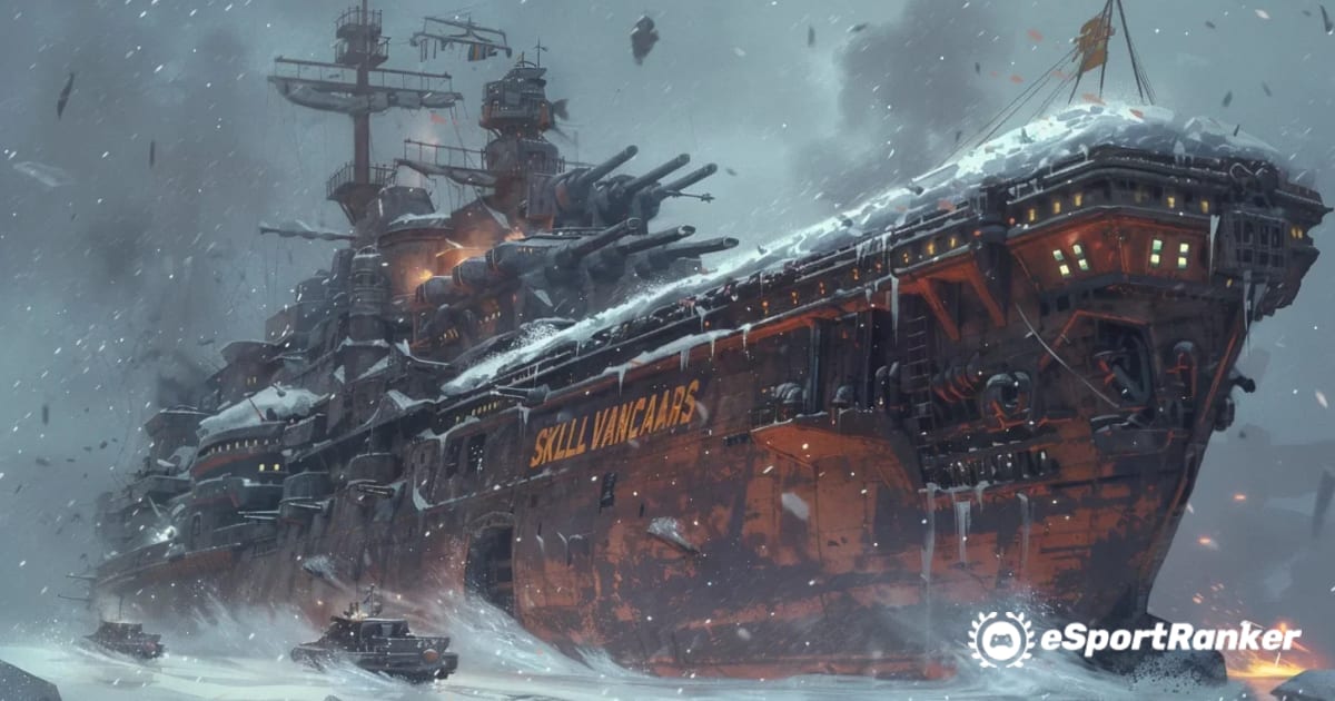 Atbloķējiet Snow Vanguard: izcilais tankkuģis galvaskausā un kaulos